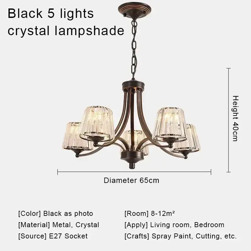 Modern gold decorbites crystal chandelier for living room dining space
