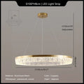 Modern gold decorbites crystal chandelier – dining room pendant light