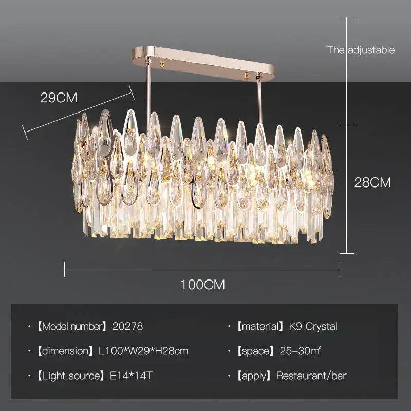 Post-modern luxury decorbites crystal chandelier for staircase