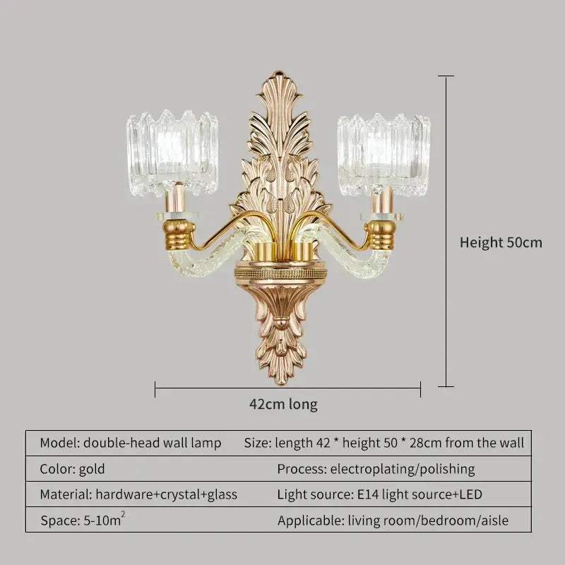 Elegant gold decorbites crystal chandelier for living room