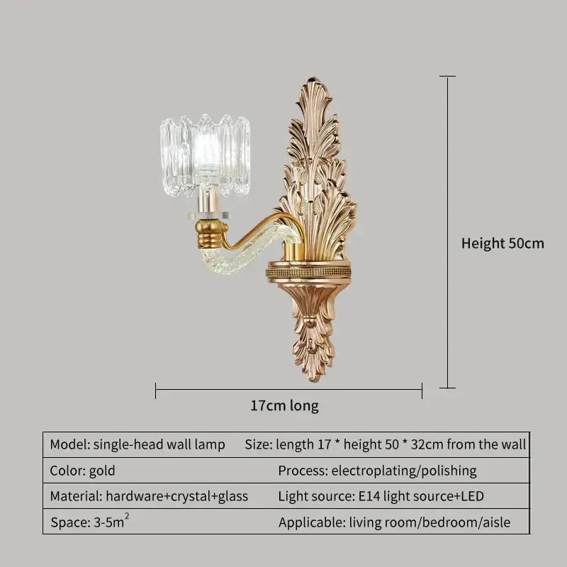 Elegant gold decorbites crystal chandelier for living room