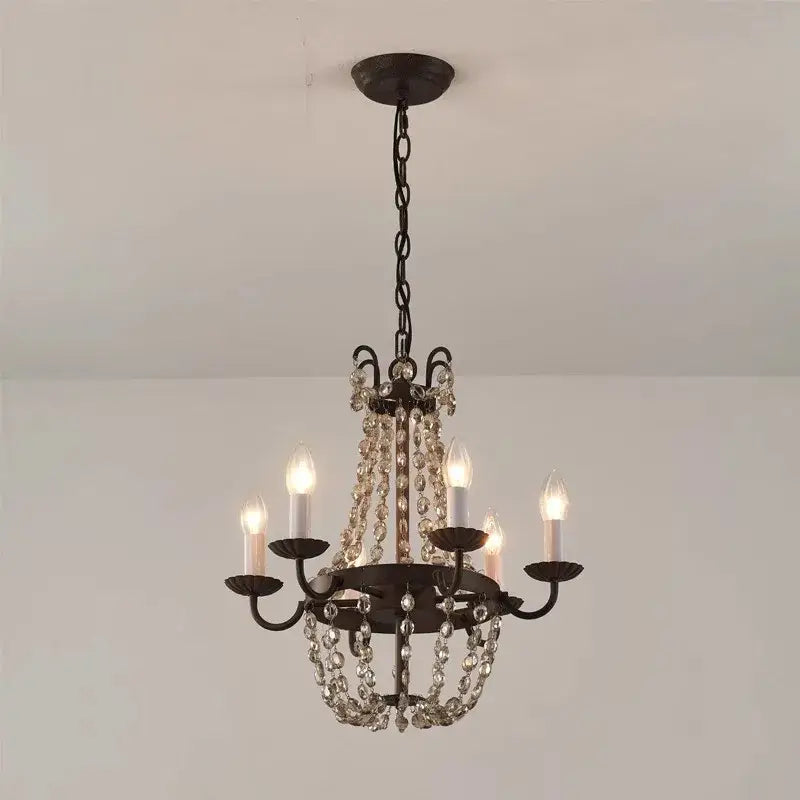 Antique brass decorbites crystal chandelier for dining room