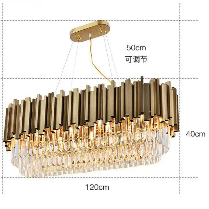 Decorbites crystal chandelier gold brass and pink living room light