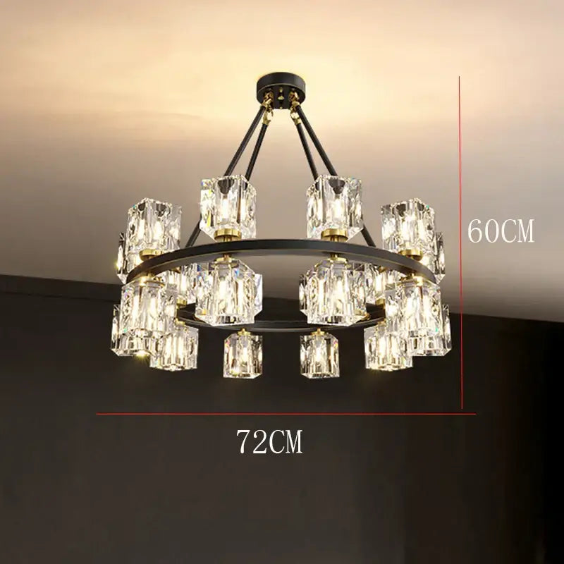 Modern gold decorbites crystal chandelier for dining room lighting