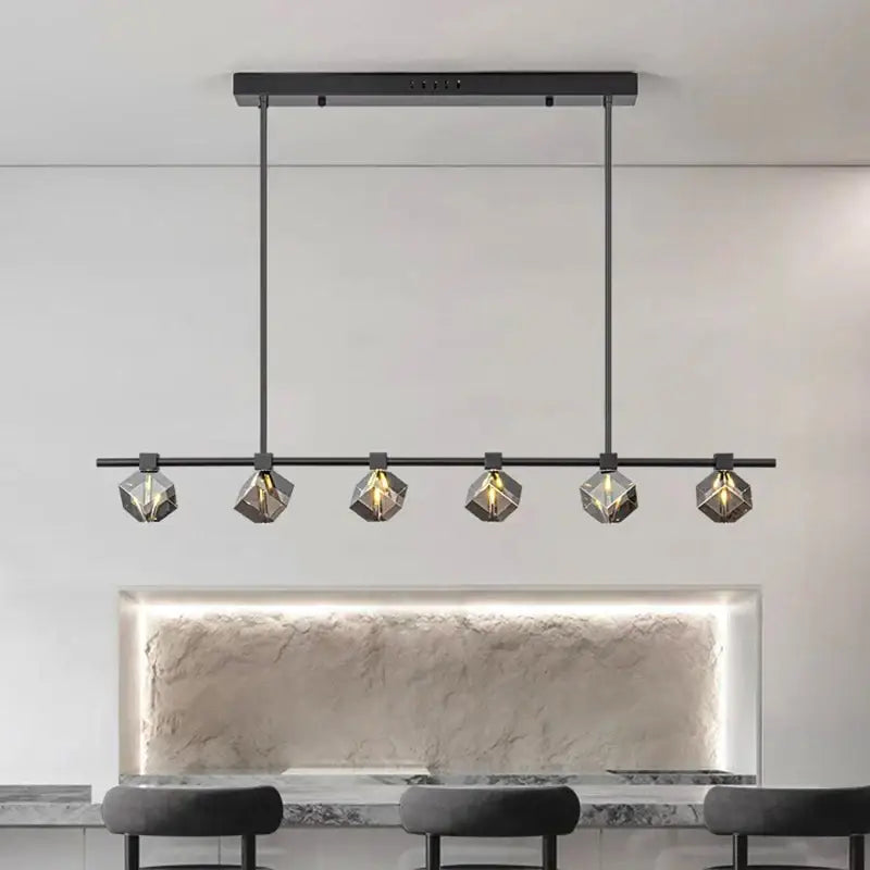 Modern black decorbites crystal chandelier for dining room