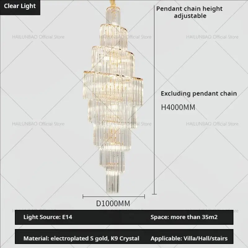 Modern gold decorbites crystal chandelier for villa living room