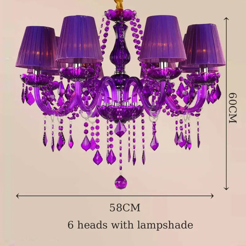 Glamorous emerald green decorbites crystal chandelier for bedroom