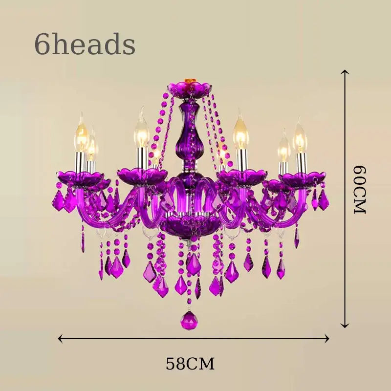 Glamorous emerald green decorbites crystal chandelier for bedroom