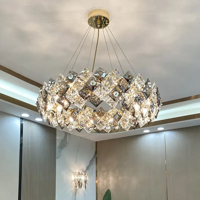 Modern gold decorbites crystal chandelier for dining room