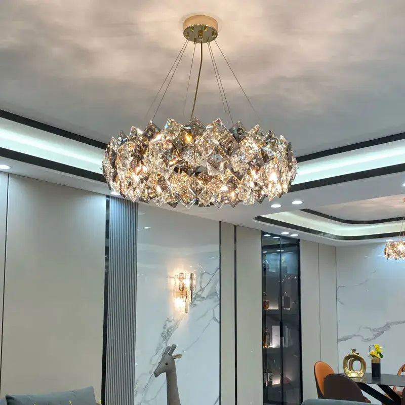 Modern gold decorbites crystal chandelier for dining room
