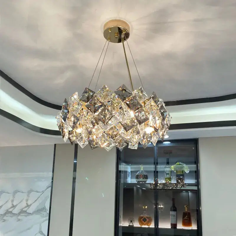 Modern gold decorbites crystal chandelier for dining room