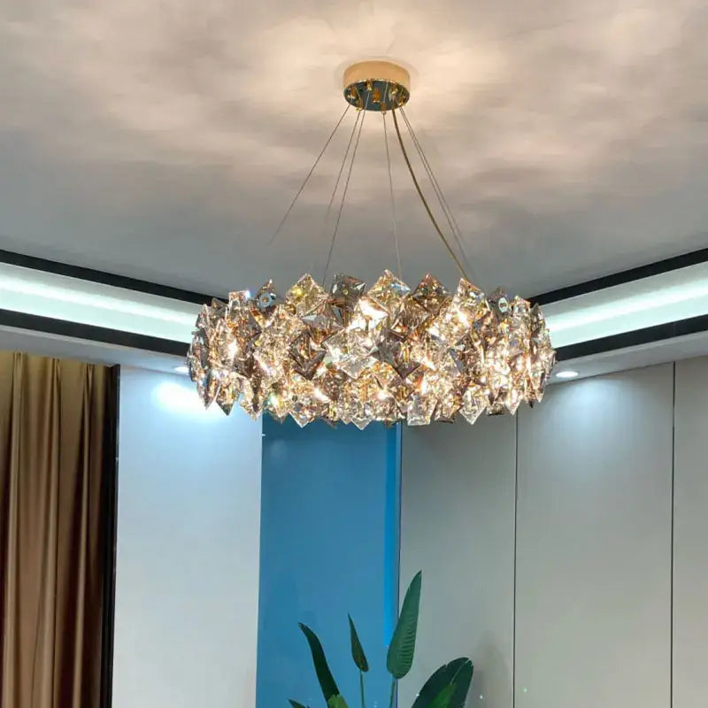 Modern gold decorbites crystal chandelier for dining room