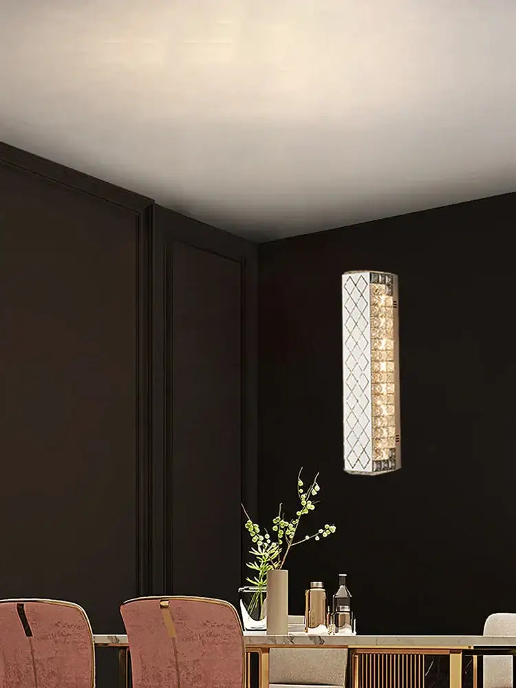 Modern black and chrome decorbites crystal chandelier dining room light