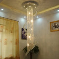Elegant spiral tiered decorbites crystal chandelier for living room