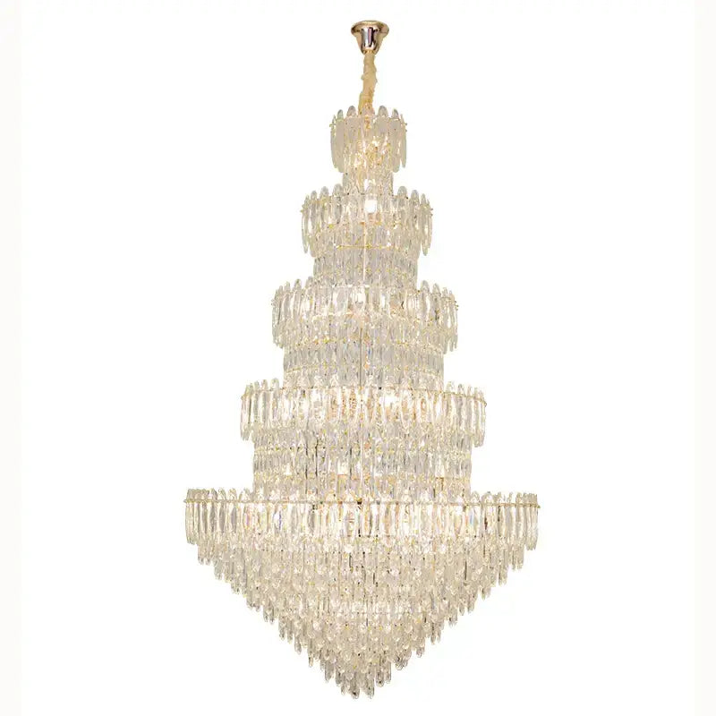 Postmodern golden decorbites crystal chandelier light dining room