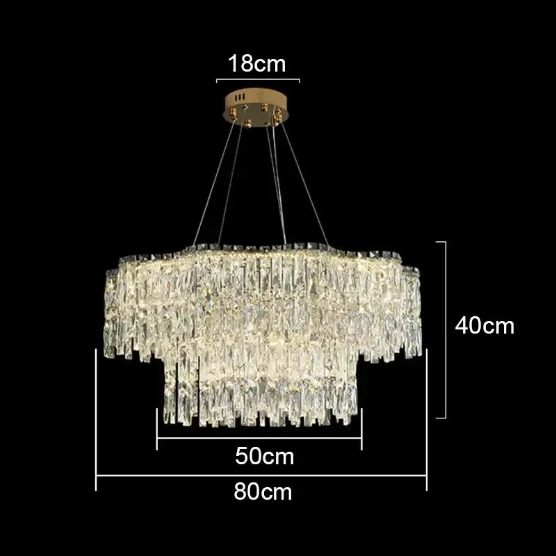 Modern gold decorbites crystal chandelier for living room lighting