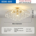 French retro gold decorbites crystal chandelier dining room light