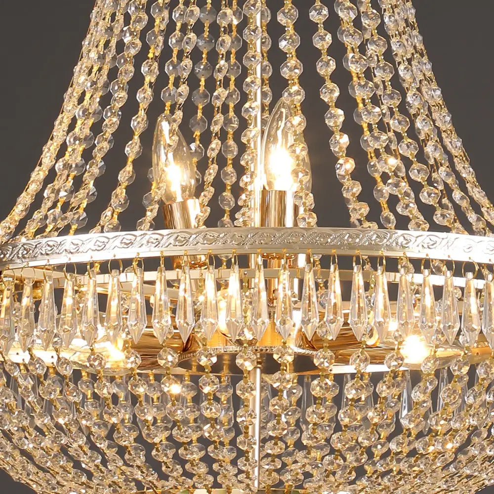 Luxury silver decorbites crystal chandelier for living room staircase