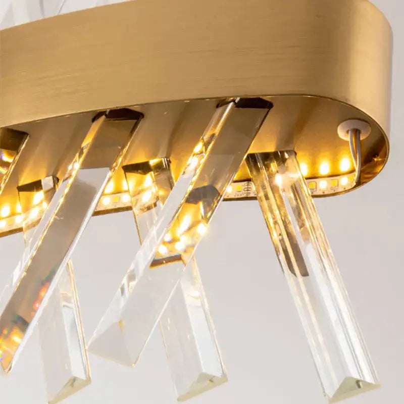 Modern gold decorbites crystal chandelier for luxury living room