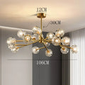 Modern decorbites crystal chandelier black dining room ceiling light