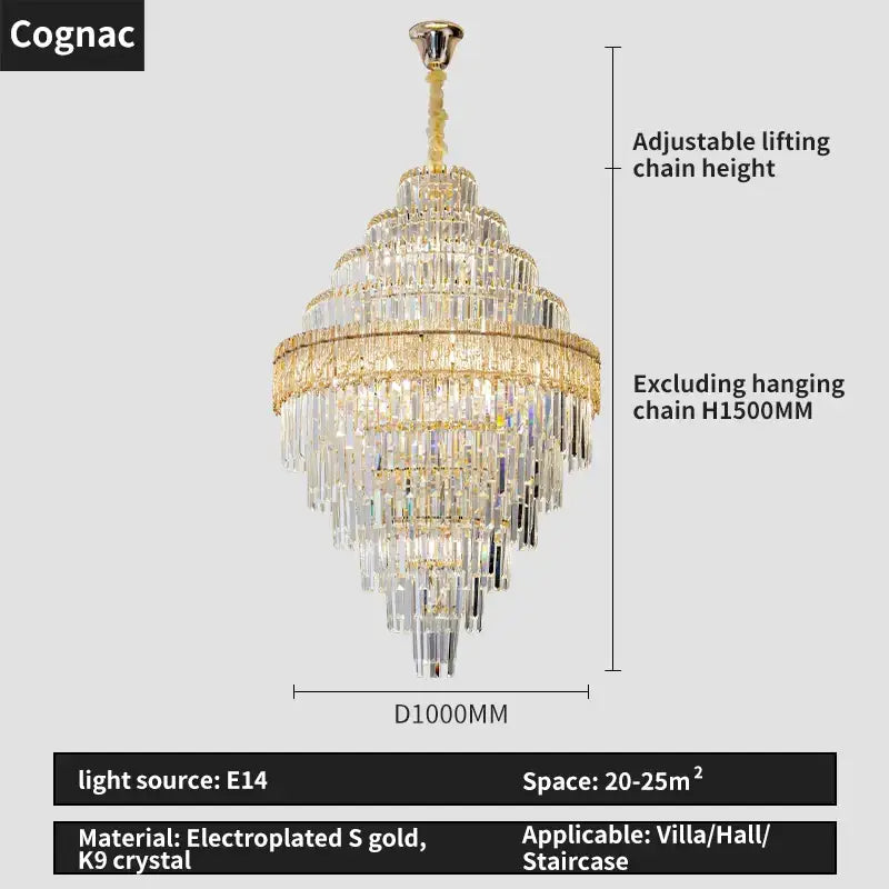 Modern gold decorbites crystal chandelier for living room lighting