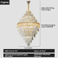 Modern gold decorbites crystal chandelier for living room lighting