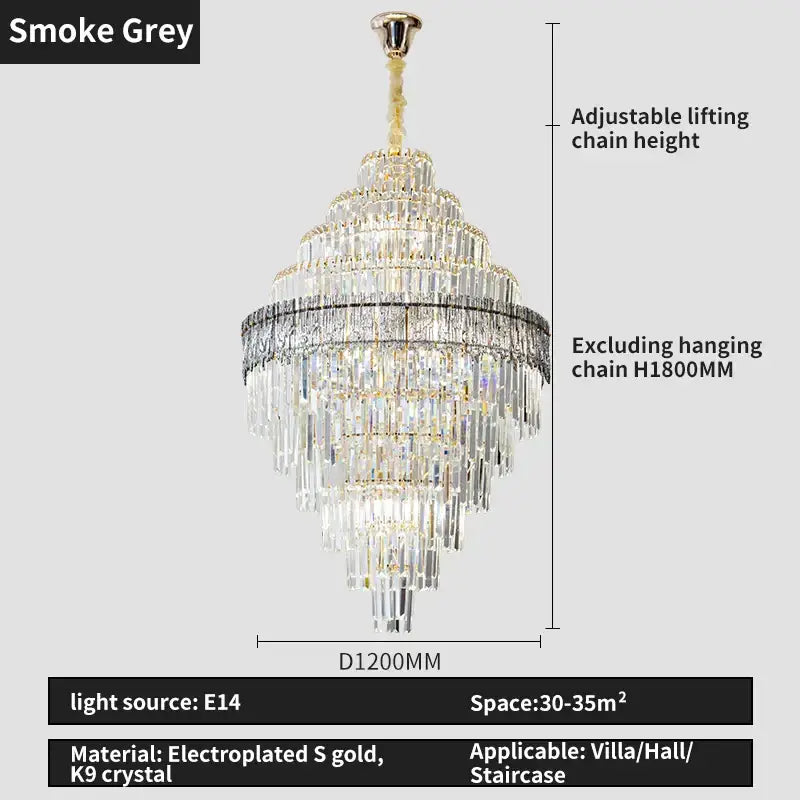 Modern gold decorbites crystal chandelier for living room lighting