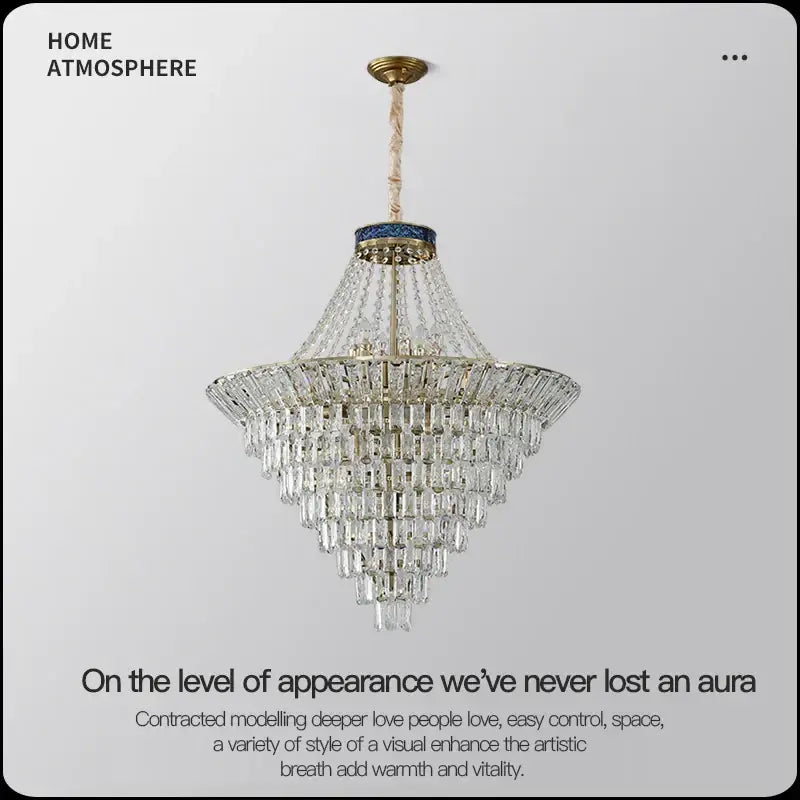 Modern gold decorbites crystal chandelier for villa living room