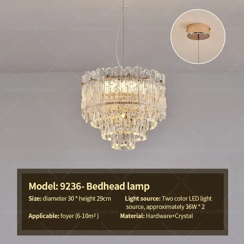 Modern gold decorbites crystal chandelier for dining room