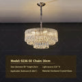 Modern gold decorbites crystal chandelier for dining room