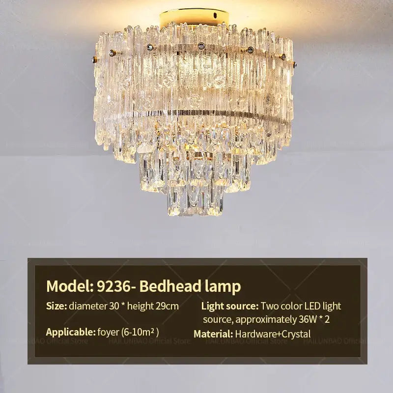 Modern gold decorbites crystal chandelier for dining room