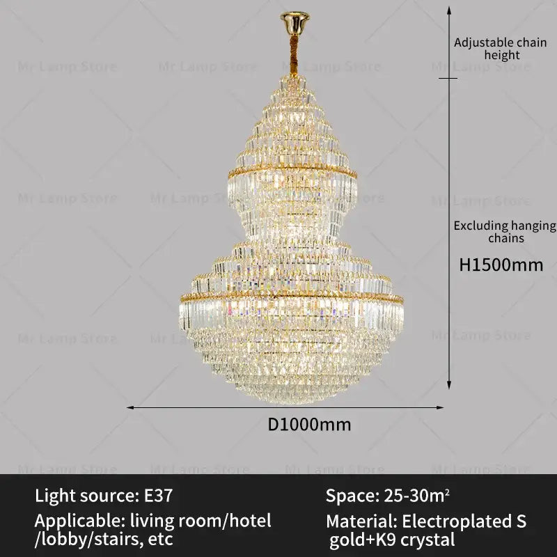 Modern gold decorbites crystal chandelier living room lighting