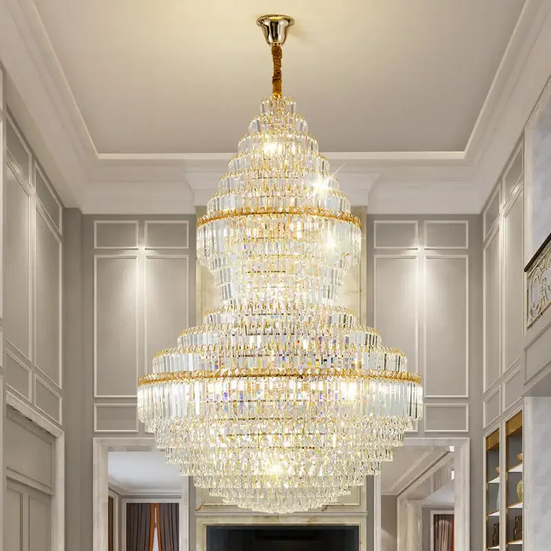Modern gold decorbites crystal chandelier living room lighting