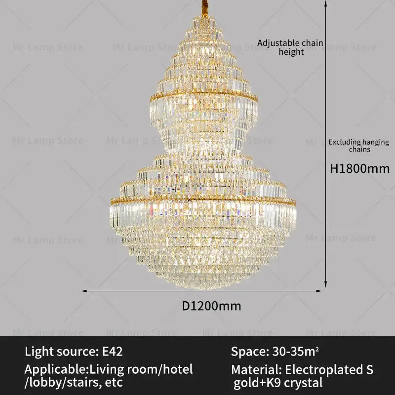 Modern gold decorbites crystal chandelier living room lighting