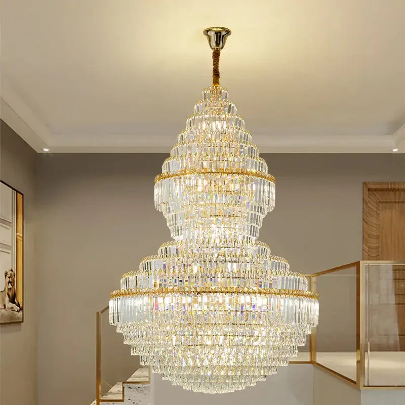Modern gold decorbites crystal chandelier living room lighting