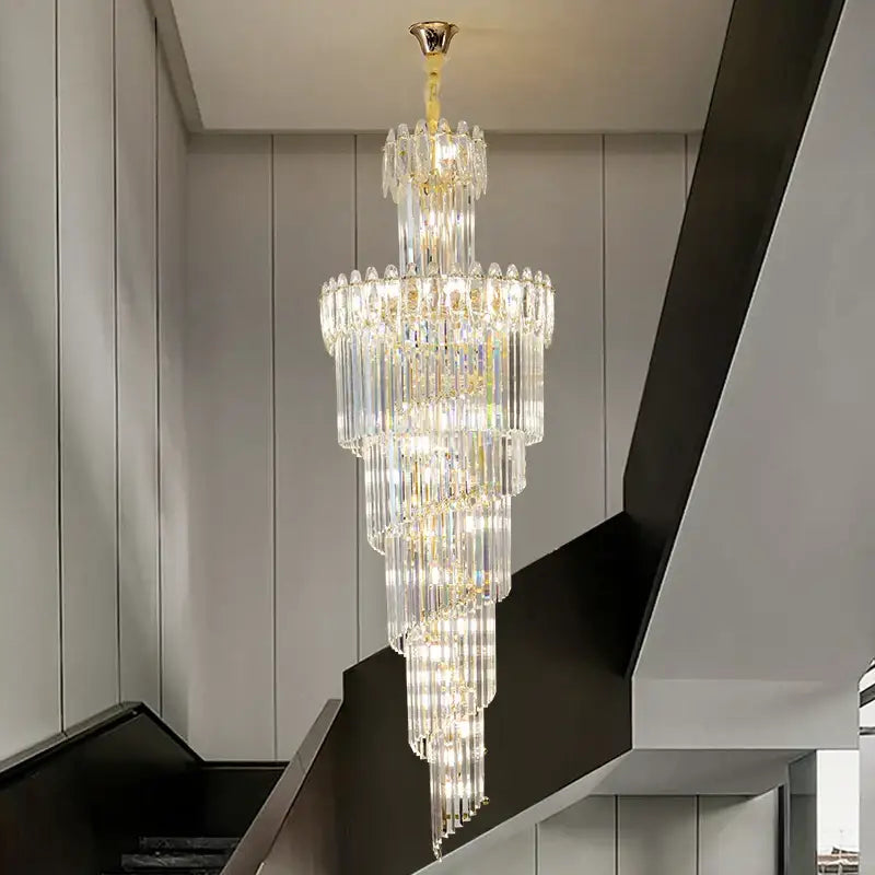 Modern gold luxury decorbites crystal chandelier for villa hall