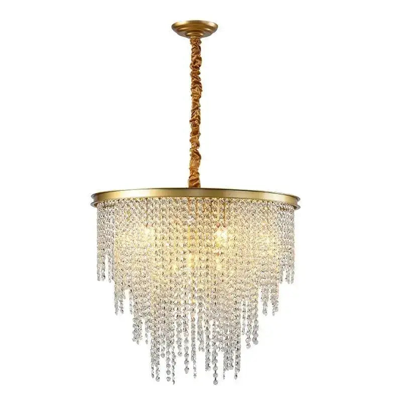 Modern gold decorbites crystal chandelier for dining room