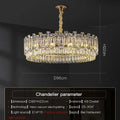 Modern gold decorbites crystal chandelier for living room