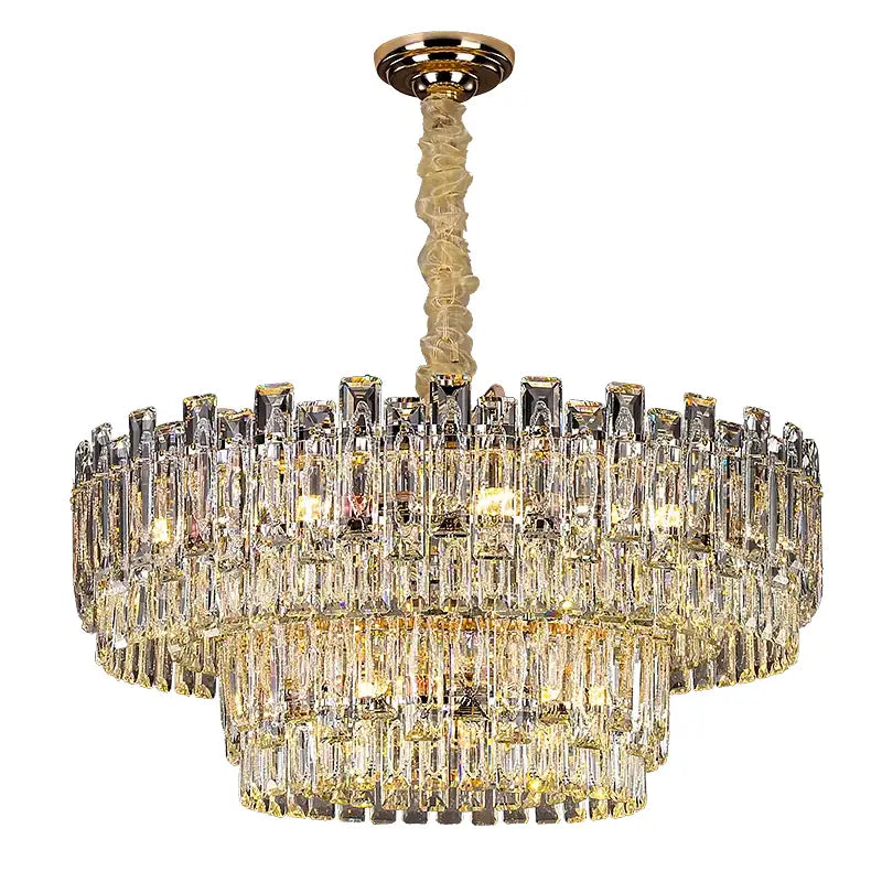 Modern gold decorbites crystal chandelier for living room