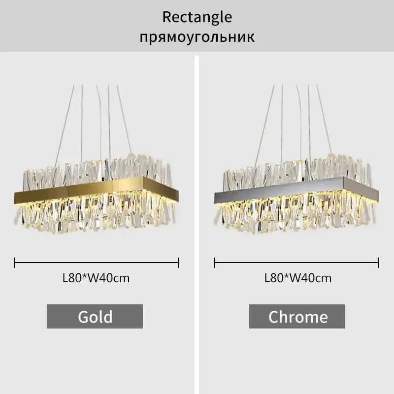 Modern gold decorbites crystal chandelier for living room