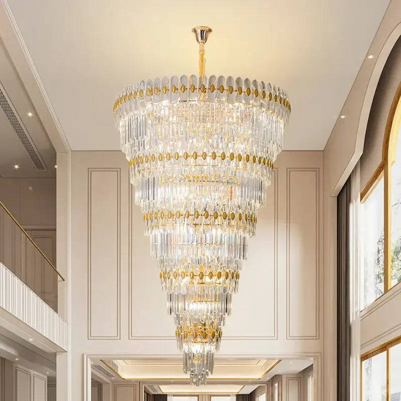 Modern gold decorbites crystal chandelier for dining room