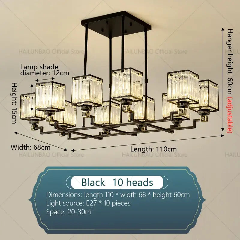 Modern gold decorbites crystal chandelier for living room