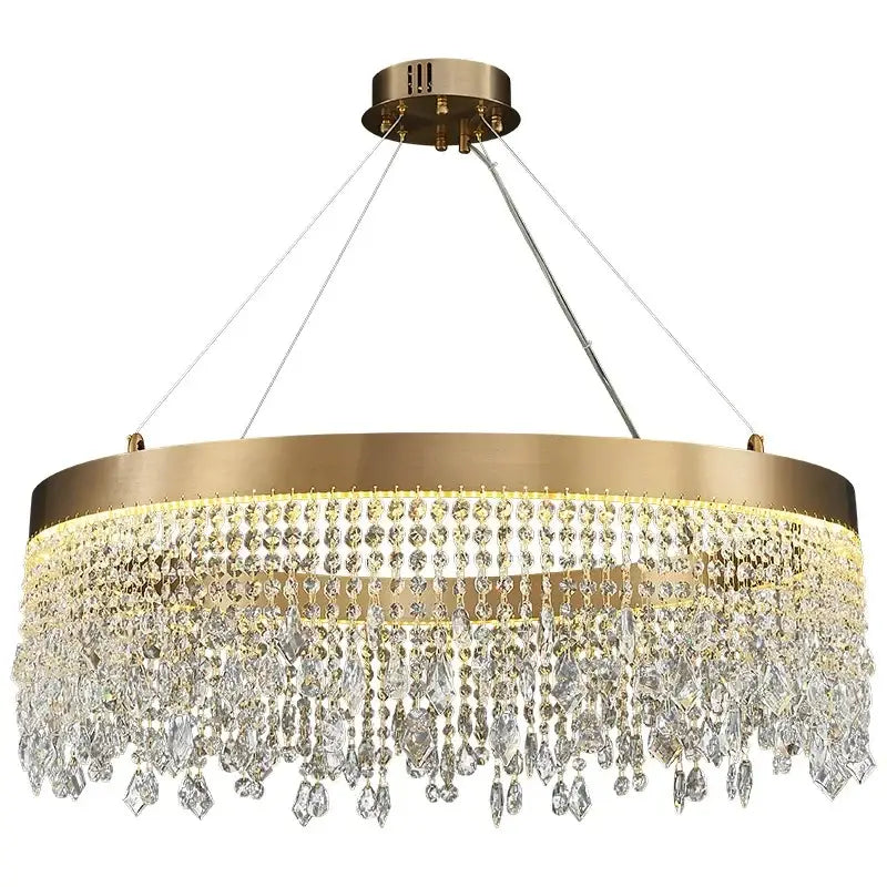 Modern gold decorbites crystal chandelier for dining room