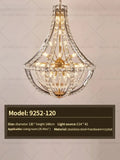 Modern gold teardrop decorbites crystal chandelier for dining room