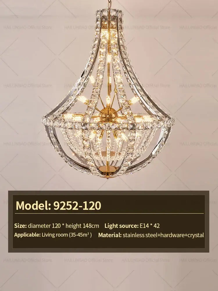 Modern gold teardrop decorbites crystal chandelier for dining room