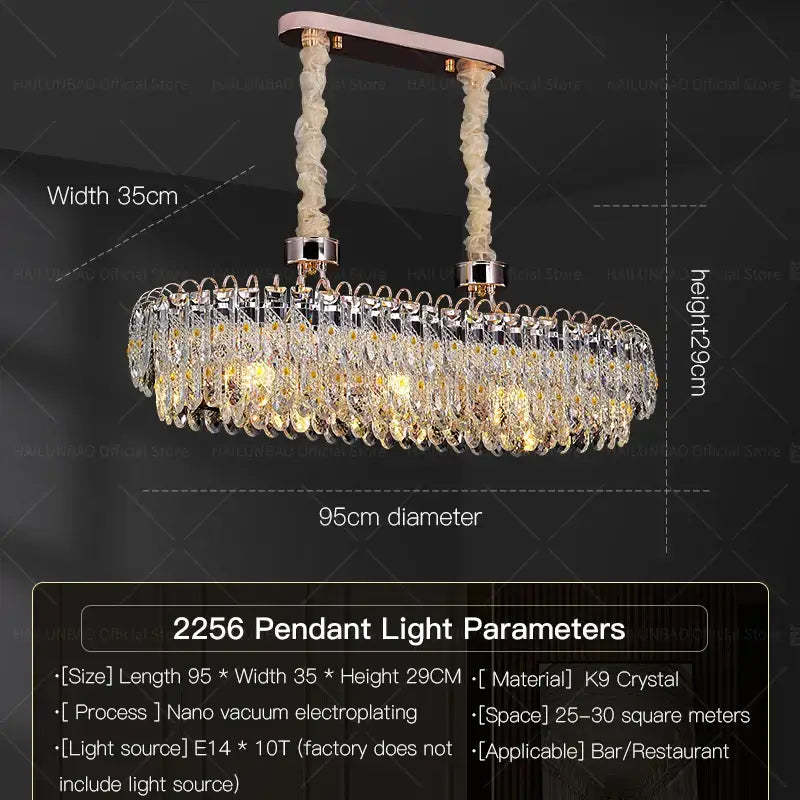 Modern chrome decorbites crystal chandelier for living room