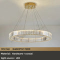 Modern gold spiral crystal chandelier for villa hallway