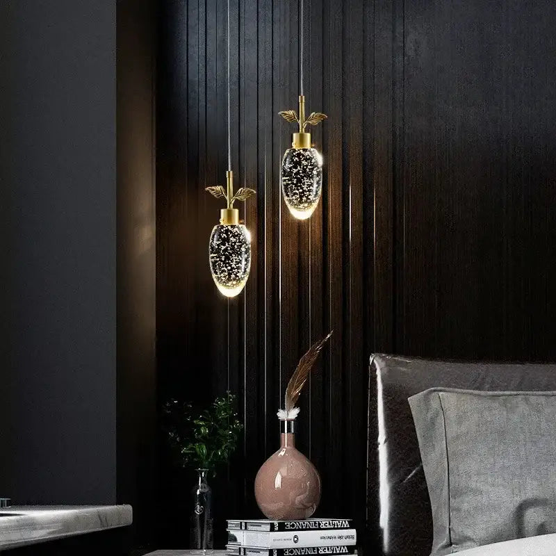 Modern gold decorbites crystal chandelier dining room pendant light
