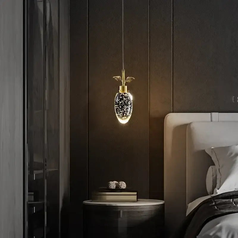 Modern gold decorbites crystal chandelier dining room pendant light
