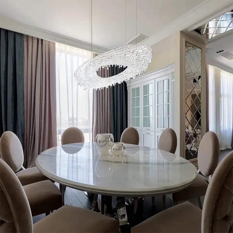 Modern luxury decorbites crystal chandelier dining room pendant light